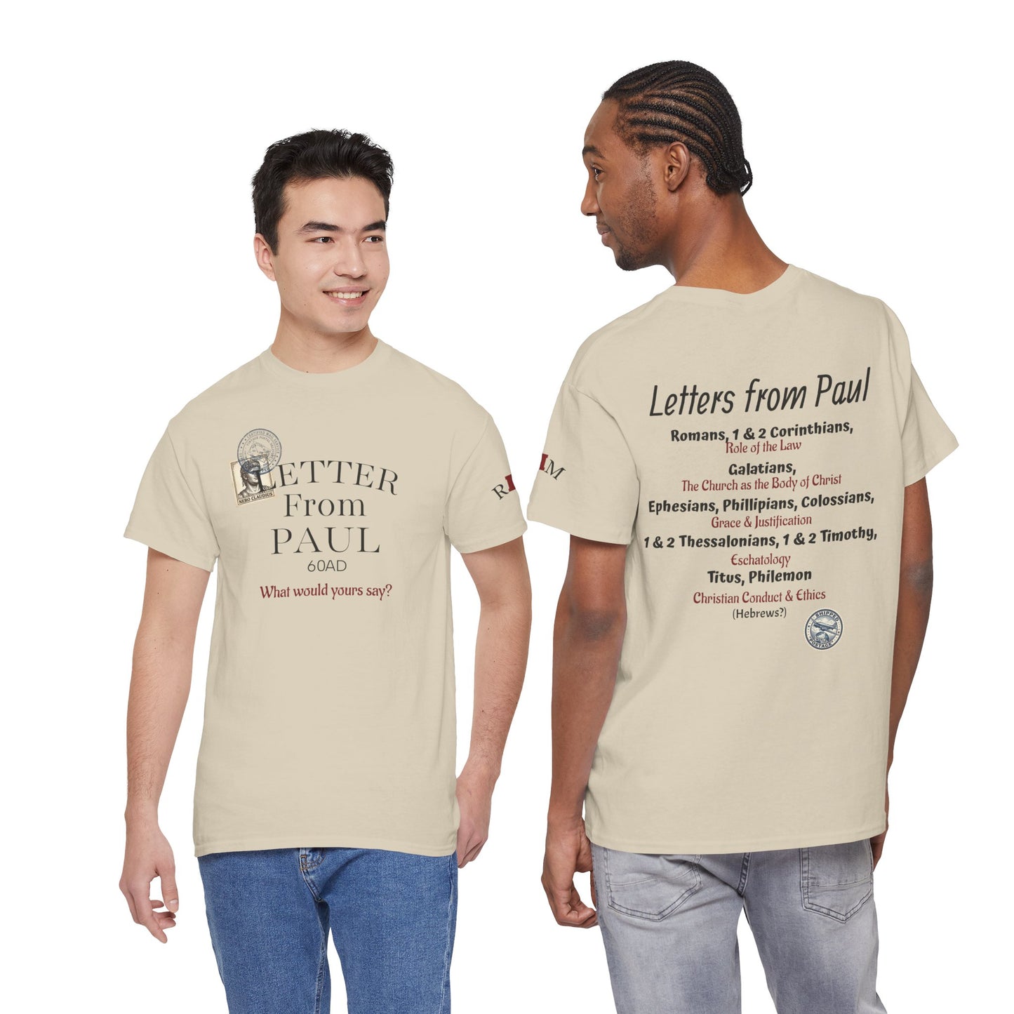 Letters from Paul T-Shirt — What Would Yours Say?