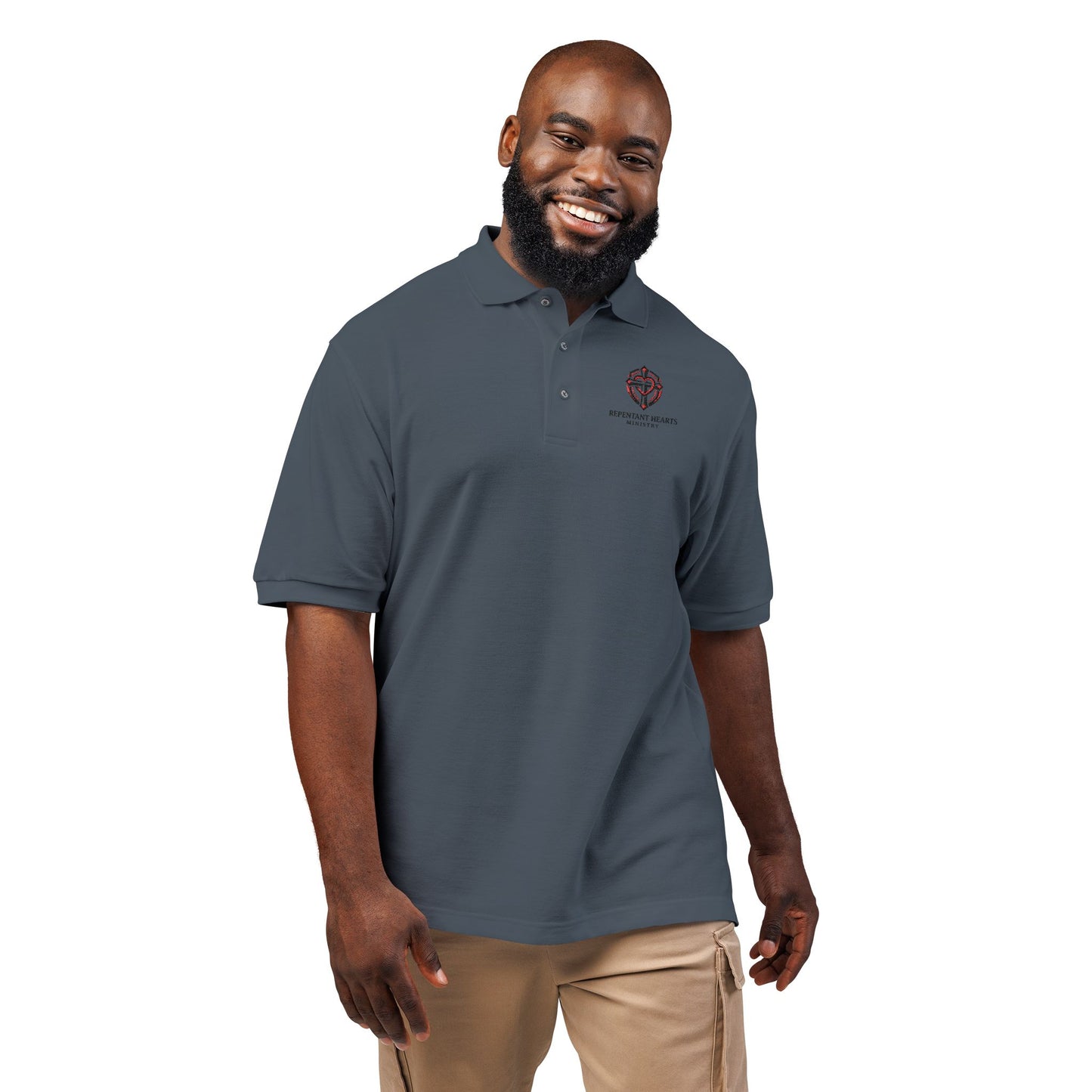 RHM Logo Polo — Hampton Harbor Crew Shirt- Embroidered