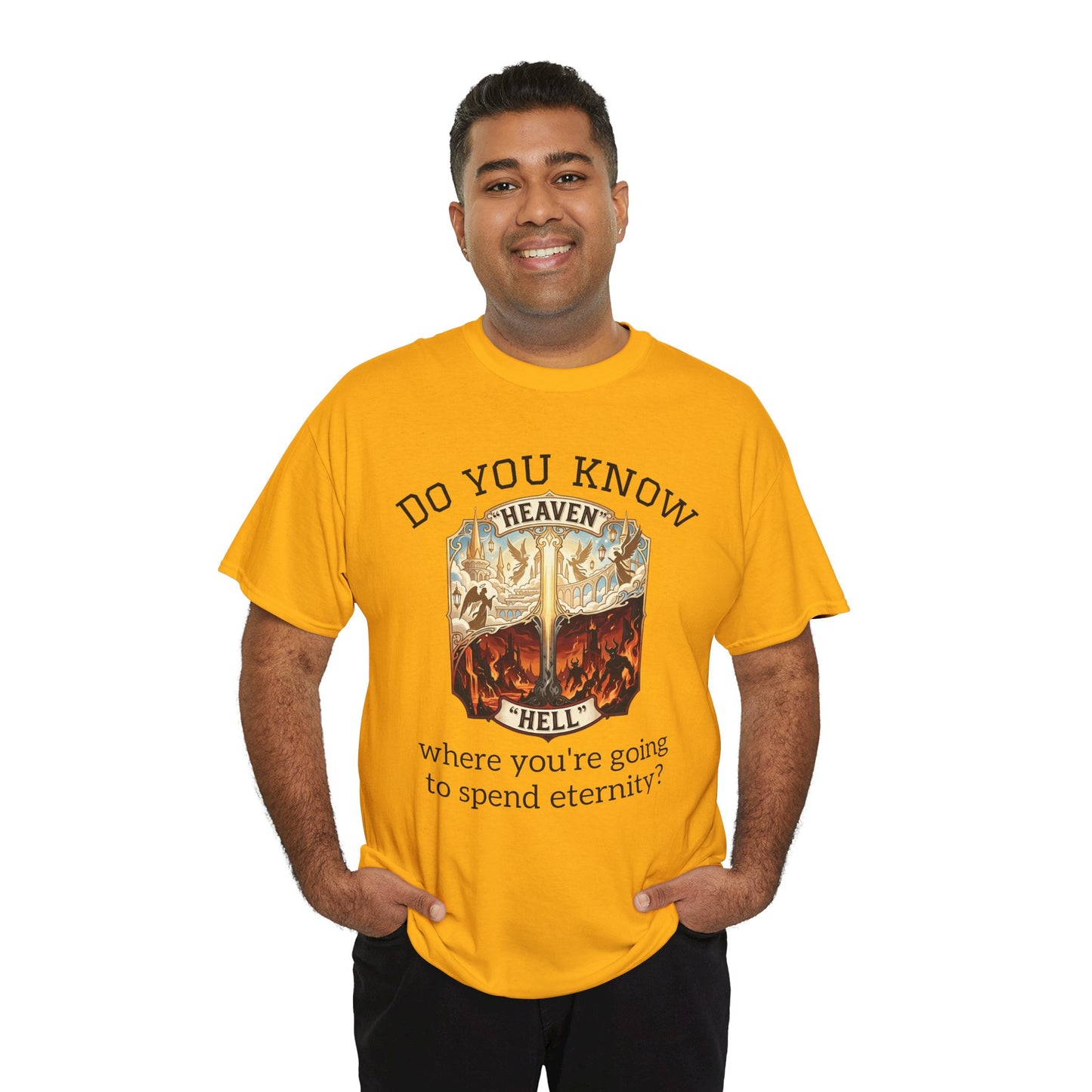 "Do You Know Where You’re Going? / Ask Me About Jesus"- Gospel Tee