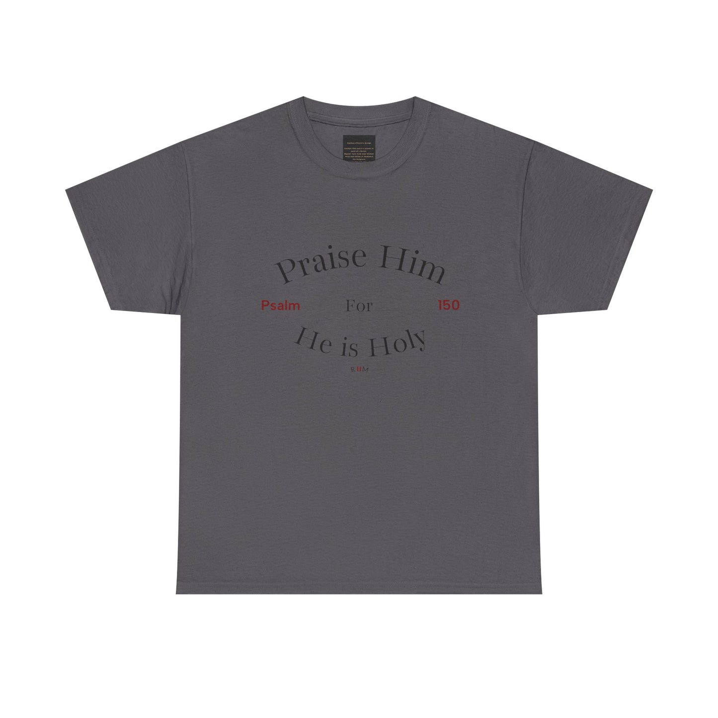 Praise Him For He is Holy — Psalm 150 T-Shirt