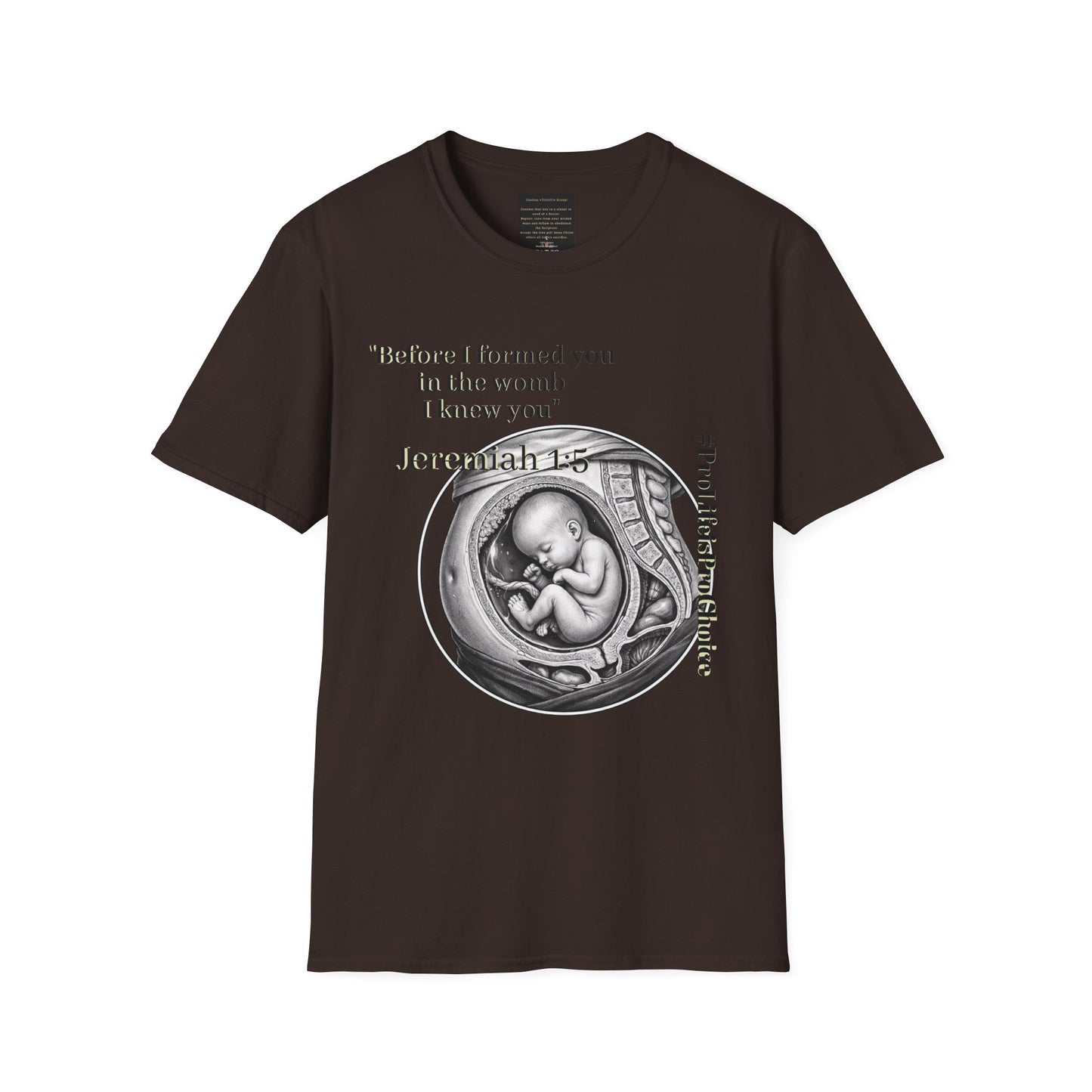 Abolish Abortion T-Shirt - Jeremiah 1:5