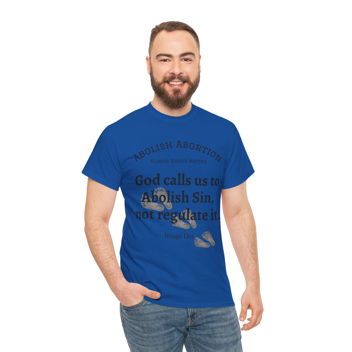 Abolish Abortion II T-Shirt — Jeremiah 1:5 Christian Message