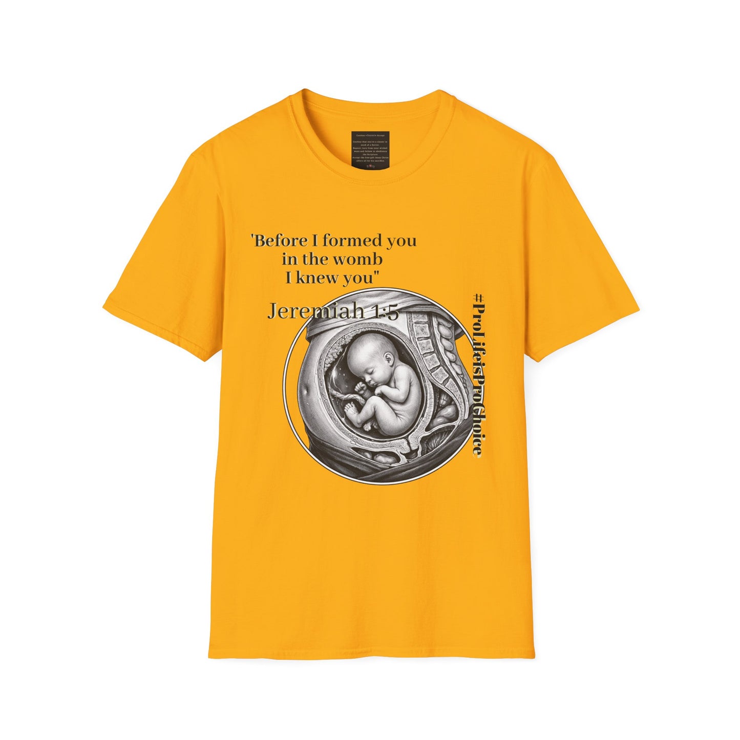 Abolish Abortion T-Shirt - Jeremiah 1:5