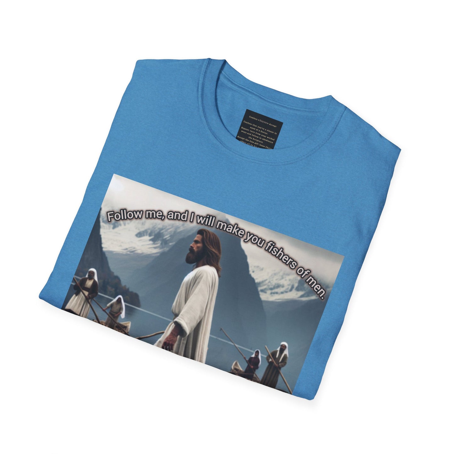 Matthew 4:19 - Jesus T-Shirt -  Design