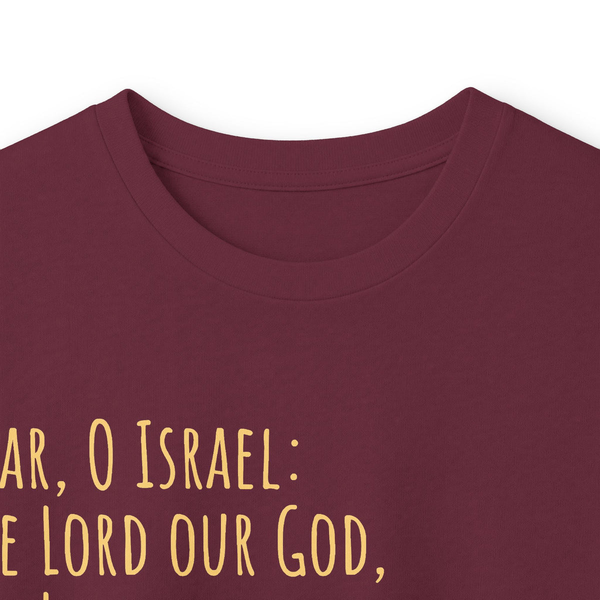 Shema Prayer: Hear, O Israel Long Sleeve T-shirt — Blowing the shofar