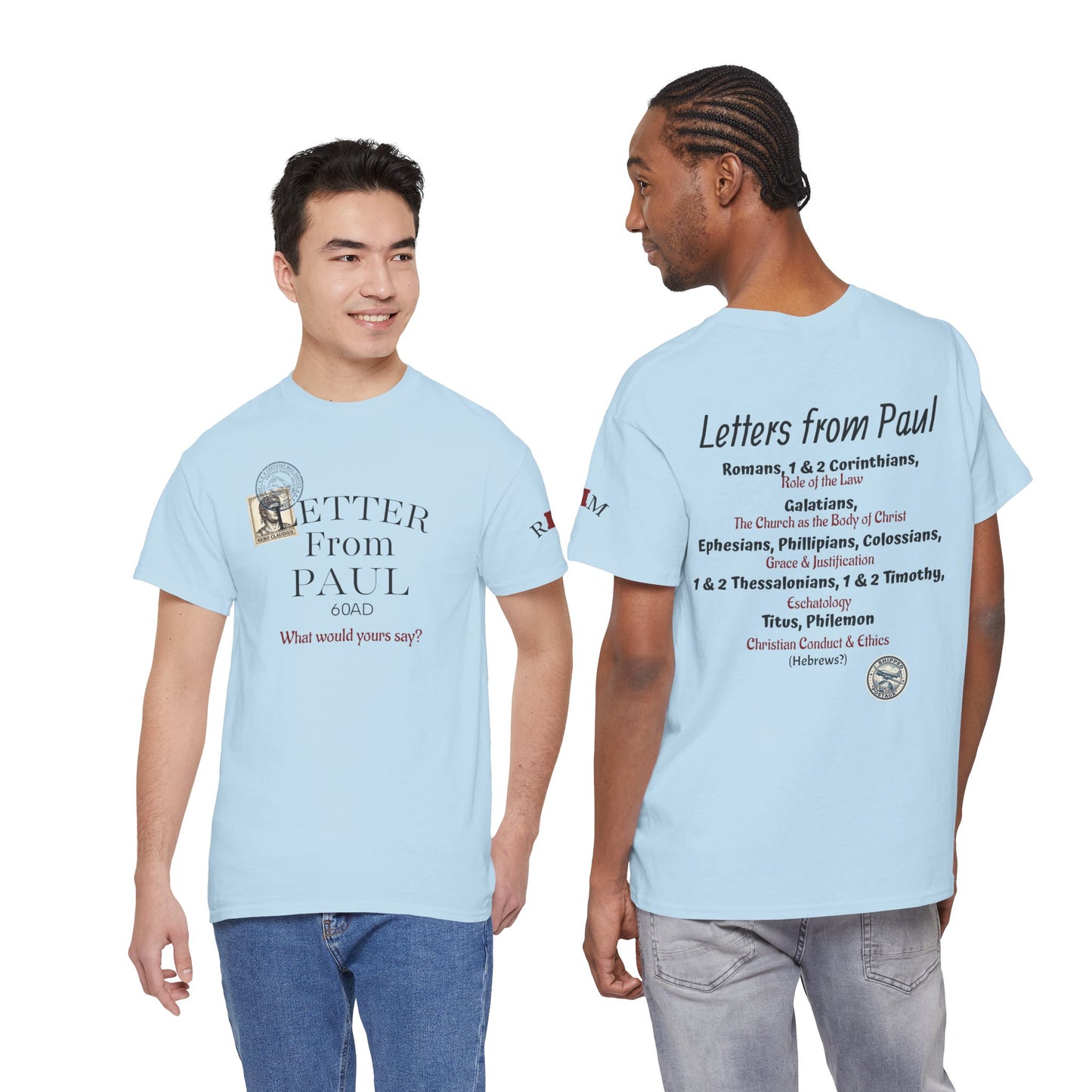 Letters from Paul T-Shirt — What Would Yours Say?