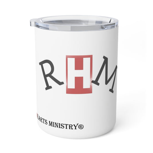 Cup- RHM Insulated Coffee Mug — "Repent Hearts Ministry" 10oz Travel Tumbler