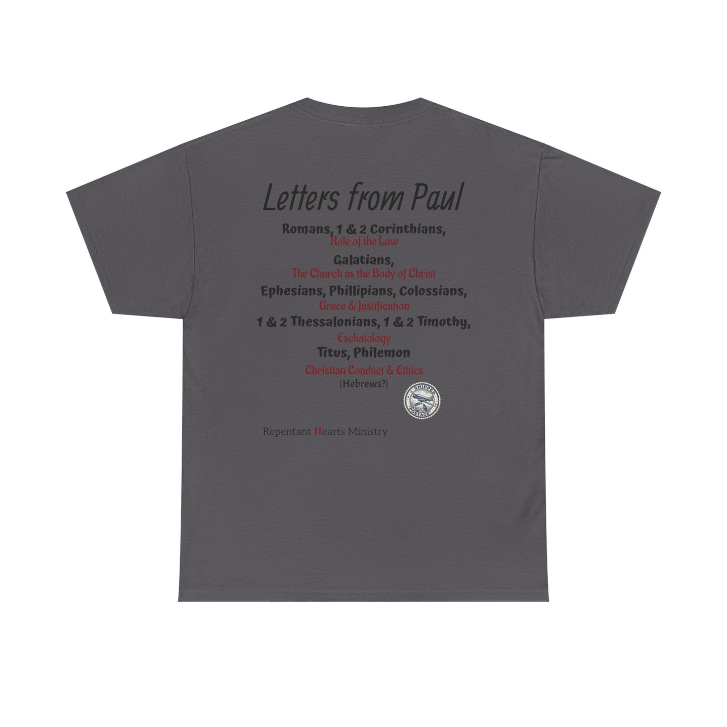 Letters from Paul T-Shirt — What Would Yours Say?