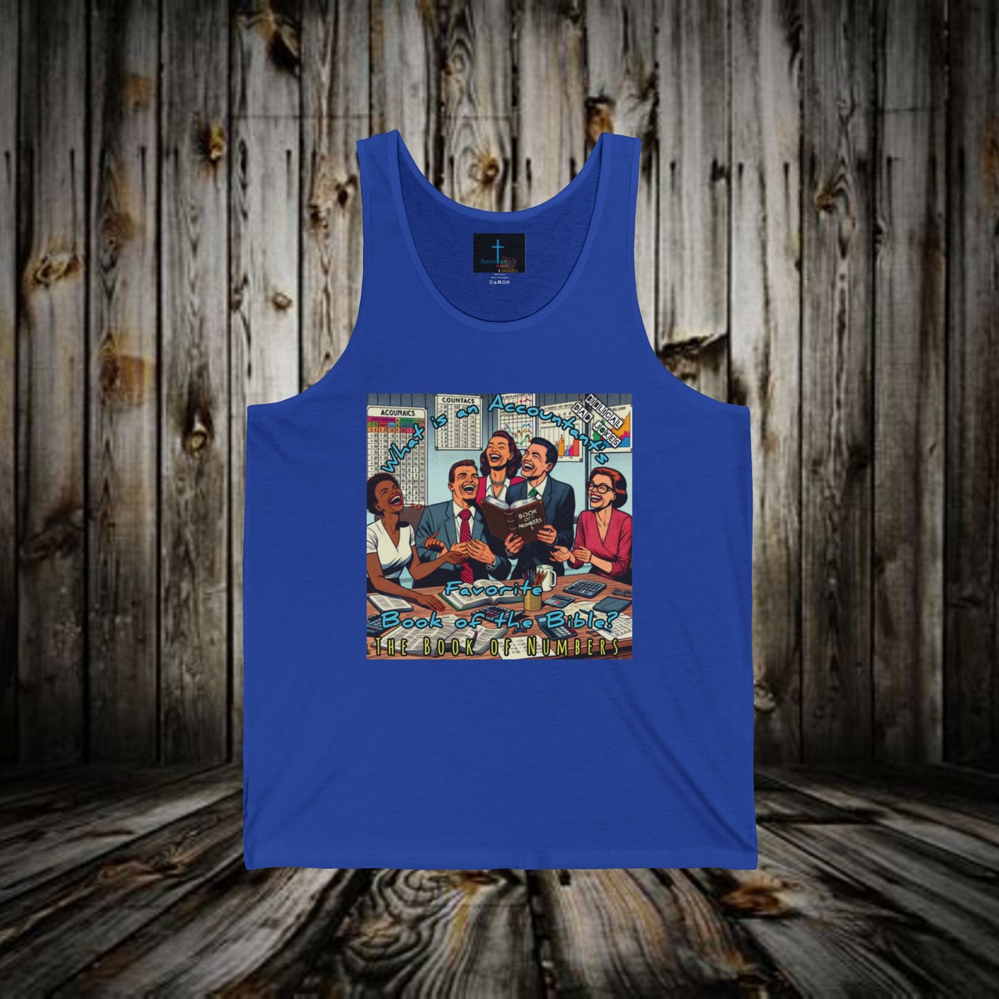 Biblical Dad Joke: The Book Of Numbers, Tank Top