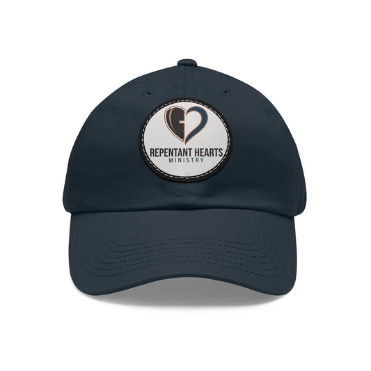 Repentant Hearts Ministry Leather Patch Hat