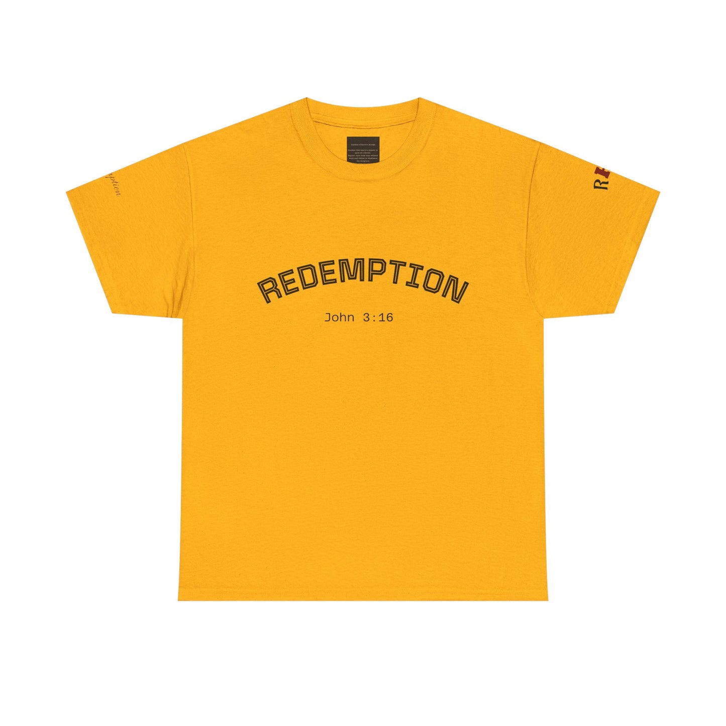 Redemption John 3:16 T-Shirt — Scripture Tee