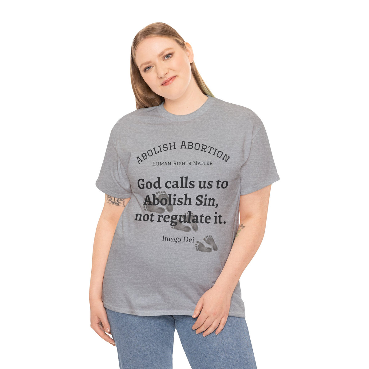Abolish Abortion II T-Shirt — Jeremiah 1:5 Christian Message