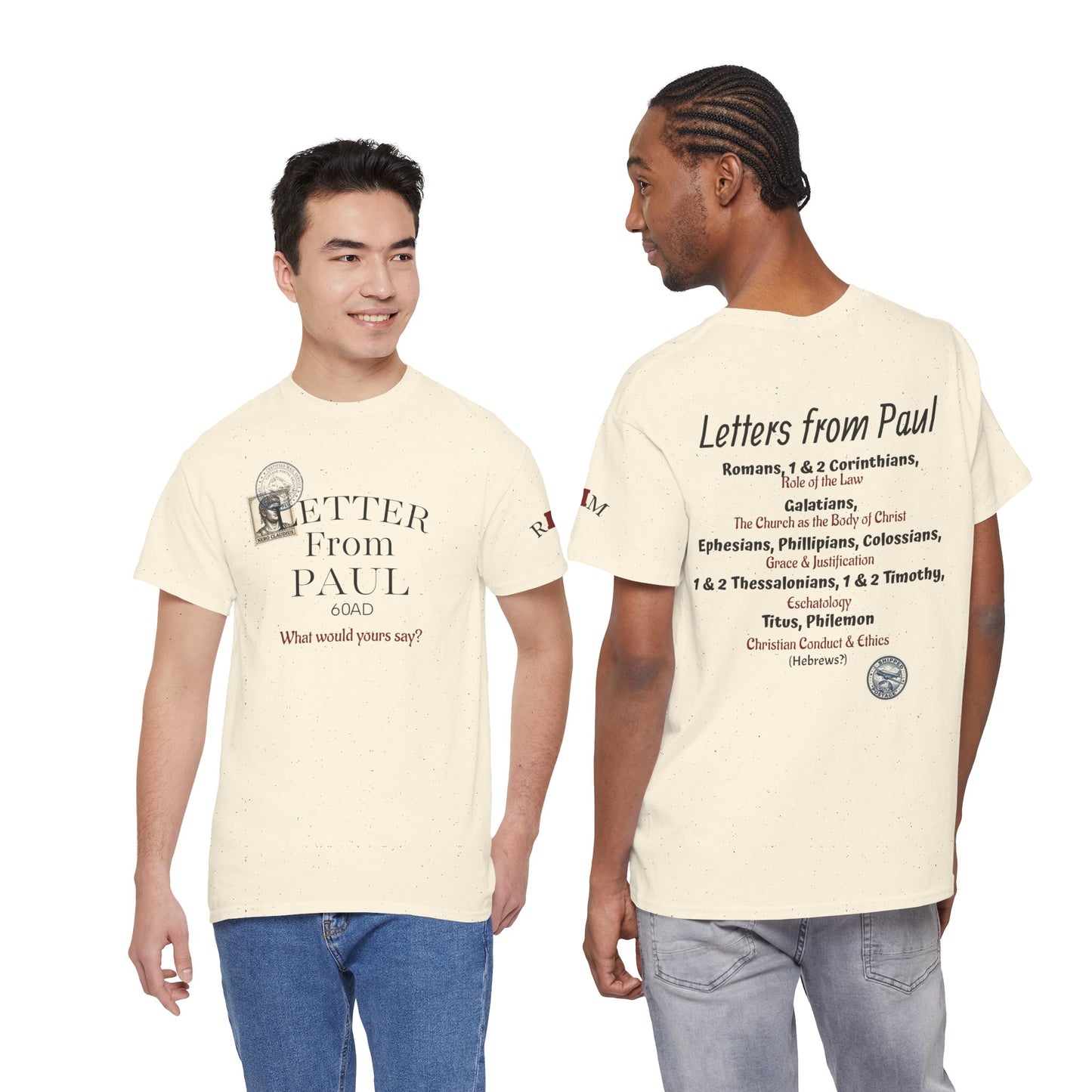 Letters from Paul T-Shirt — What Would Yours Say?