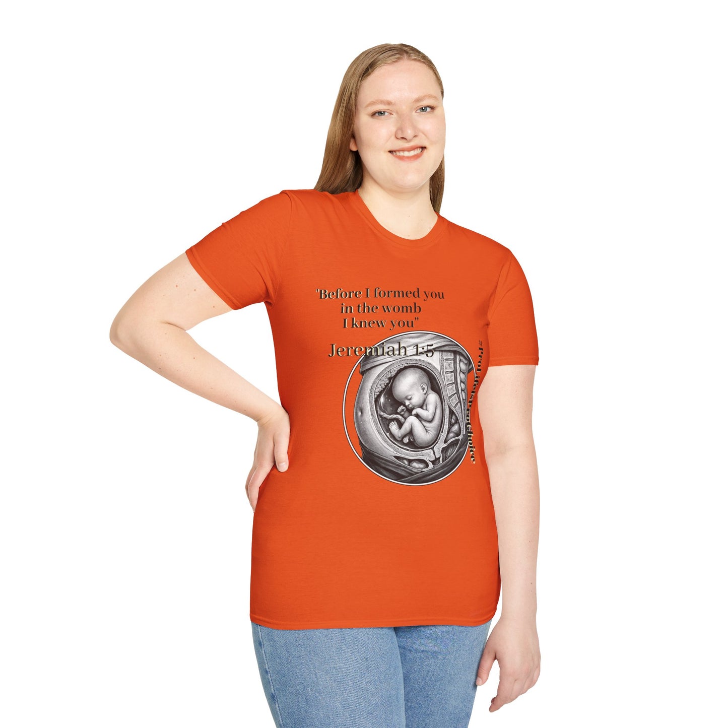 Abolish Abortion T-Shirt - Jeremiah 1:5