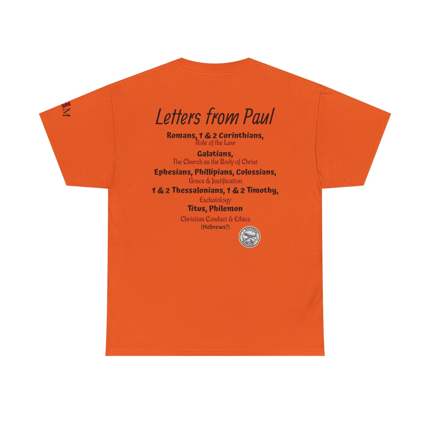 Letters from Paul T-Shirt — What Would Yours Say?