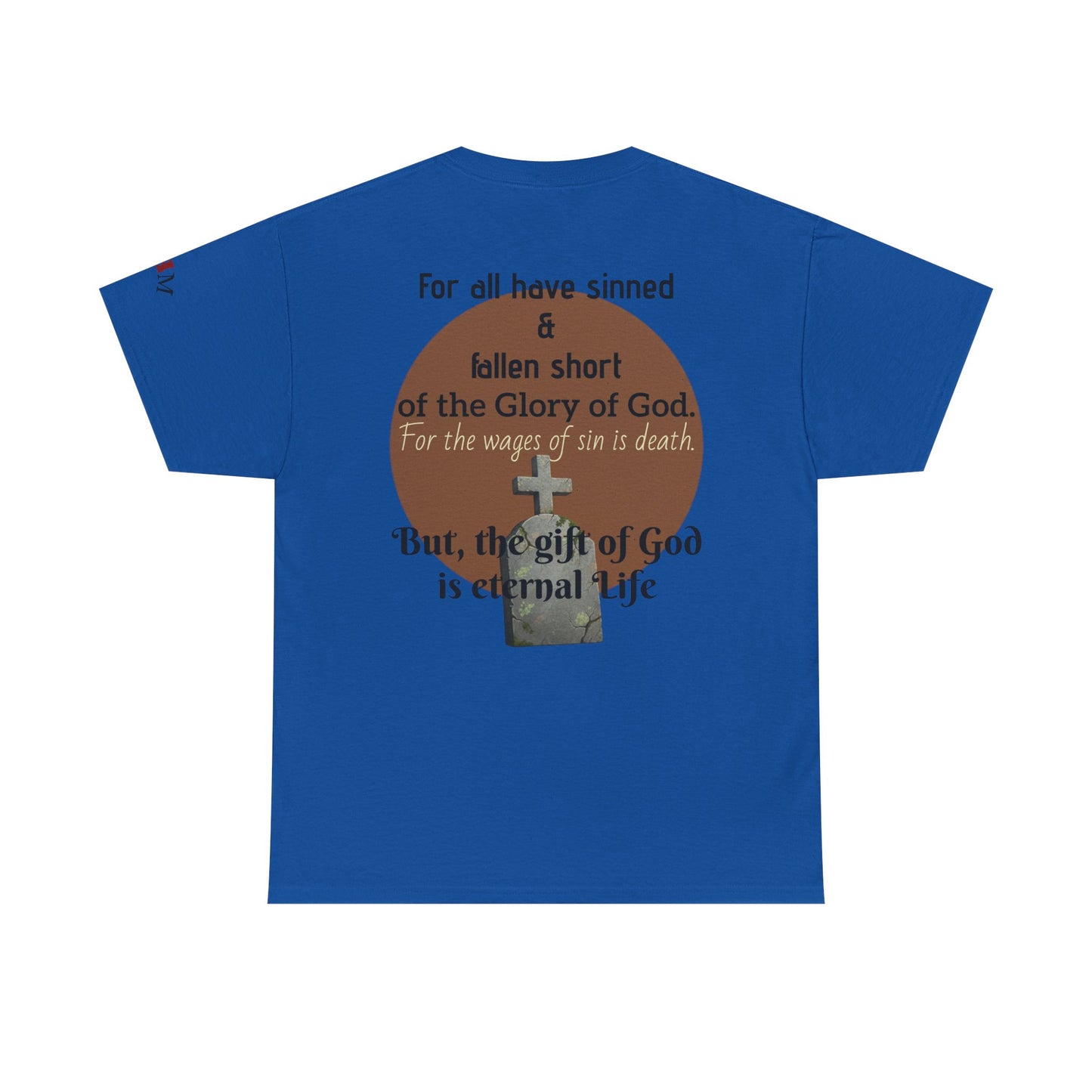 "Saved" Ephesians 2:8 T‑Shirt — Scripture back
