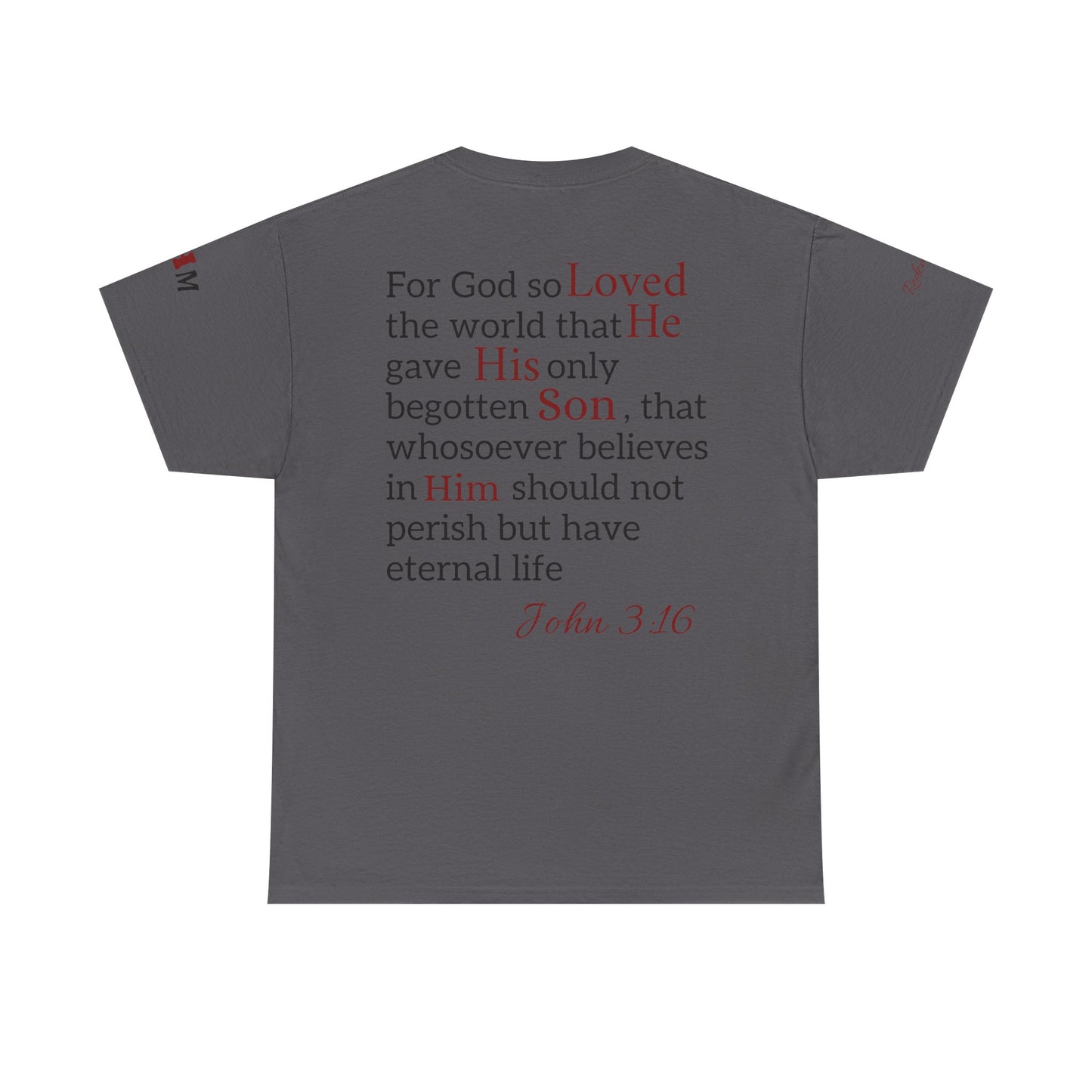 Redemption John 3:16 T-Shirt — Scripture Tee