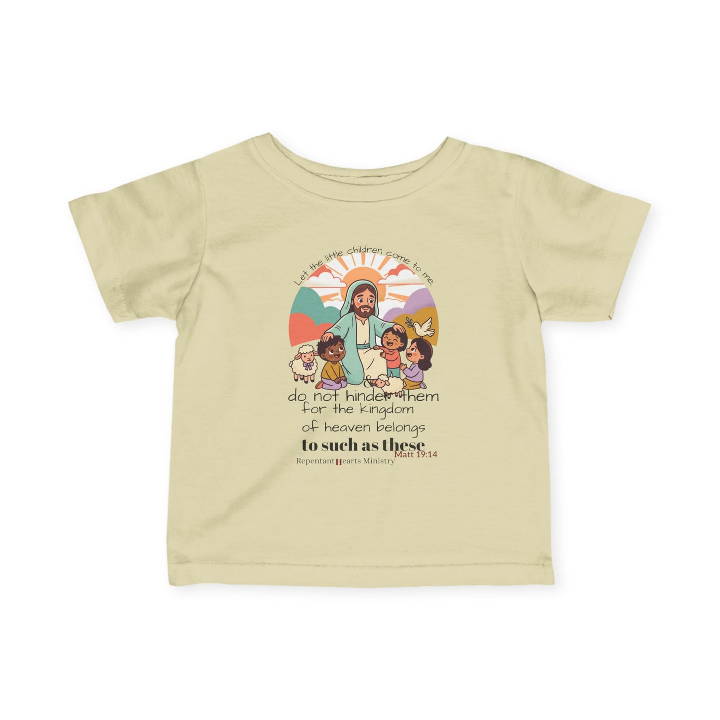 Infant Tee- 'Let the Little Children Come' Christian - Matthew 19:14