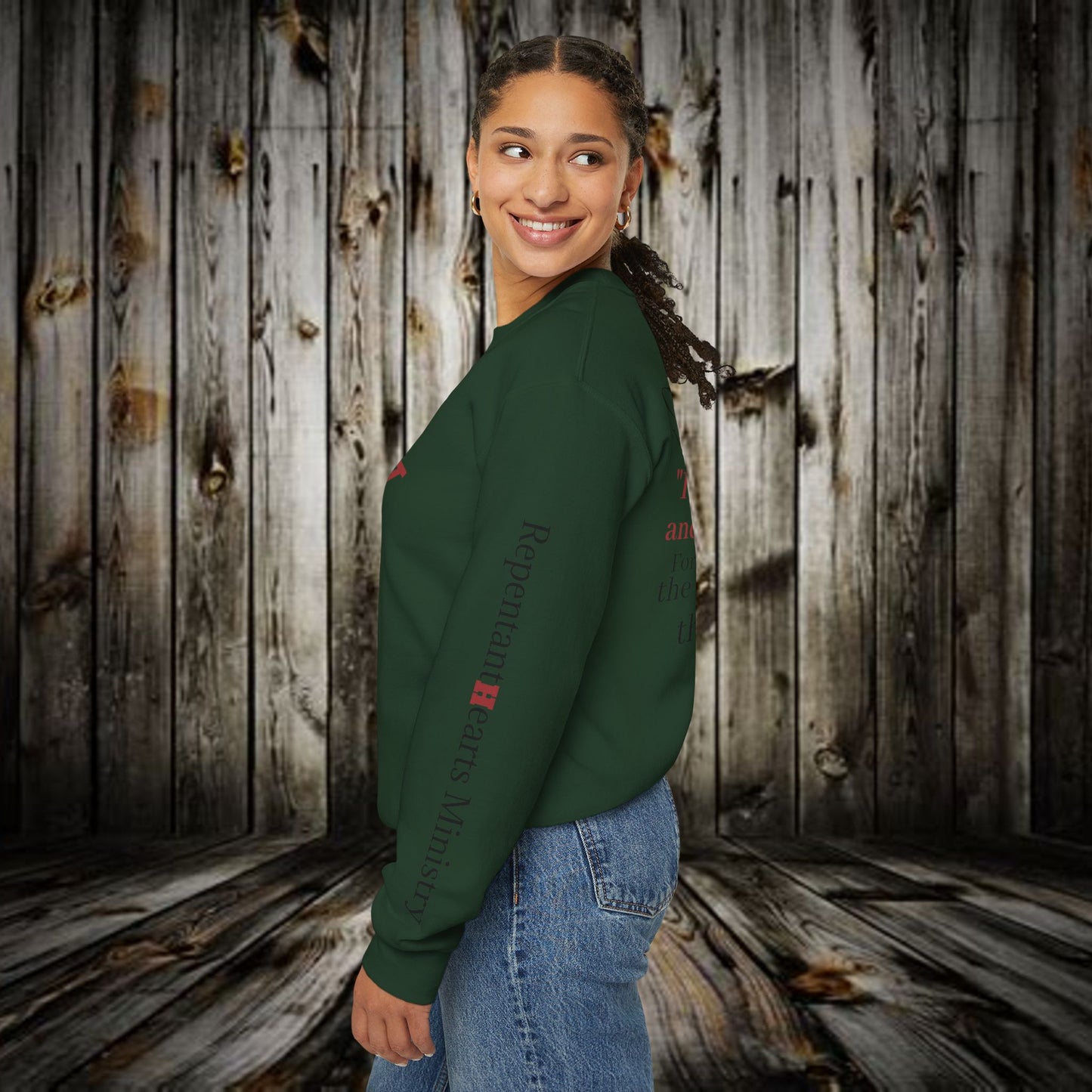 Mercy Crewneck Sweatshirt (Matthew 9:13) — "I Desire Mercy, Not Sacrifice" Inspirational Bible Verse Sweatshirt