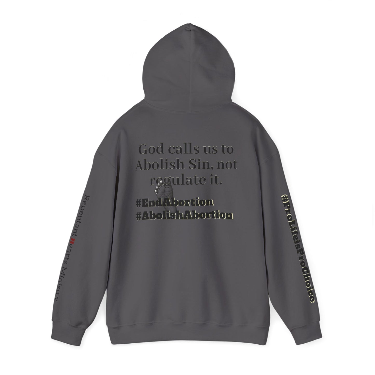 Abolish Abortion Heavy Blend™ Jeremiah 1:5 Hooded Sweatshirt