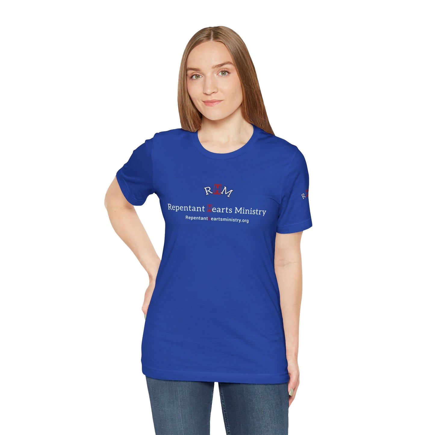 Matt 11:28- Repentant Hearts Ministry T‑Shirt — Scripture Tee