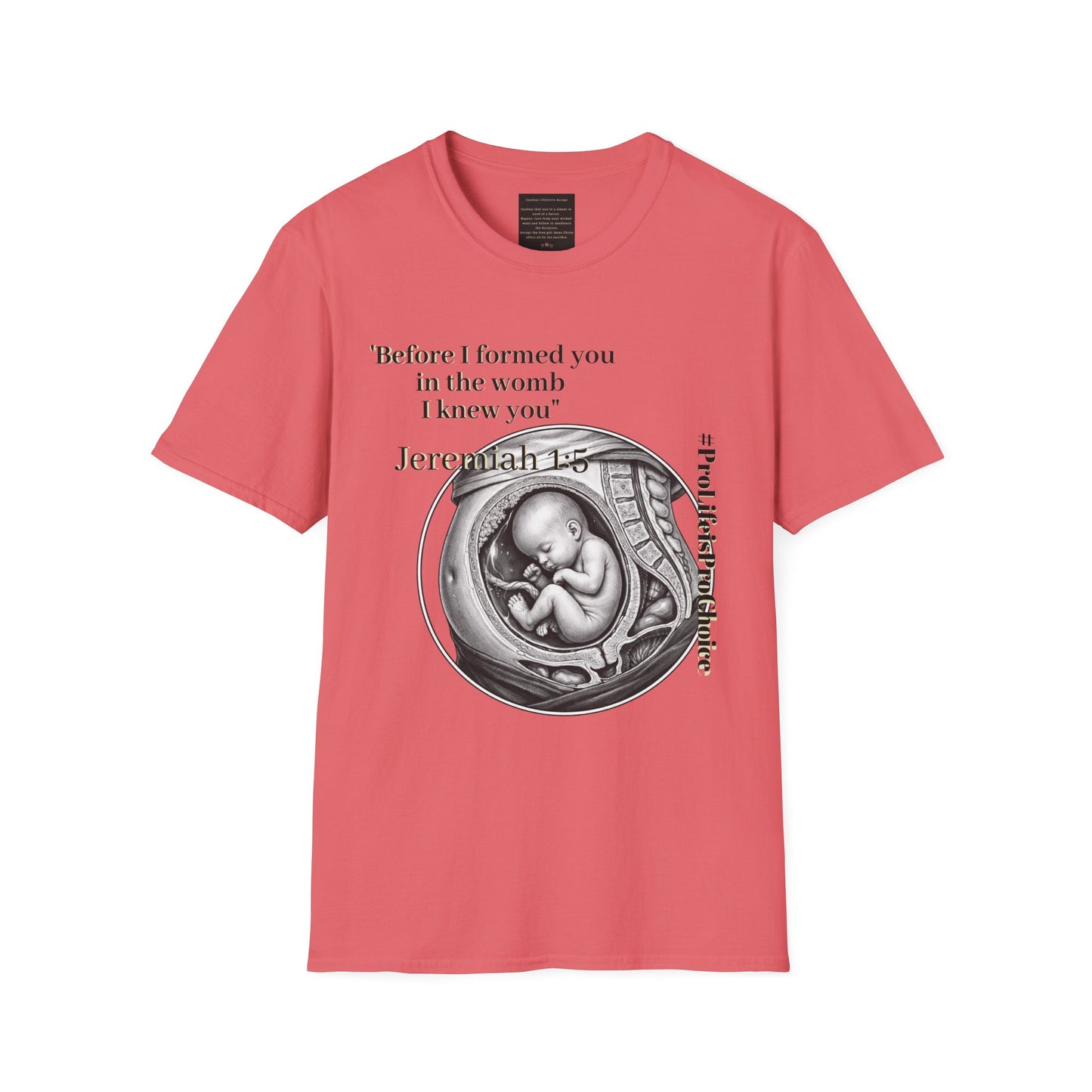Abolish Abortion T-Shirt - Jeremiah 1:5
