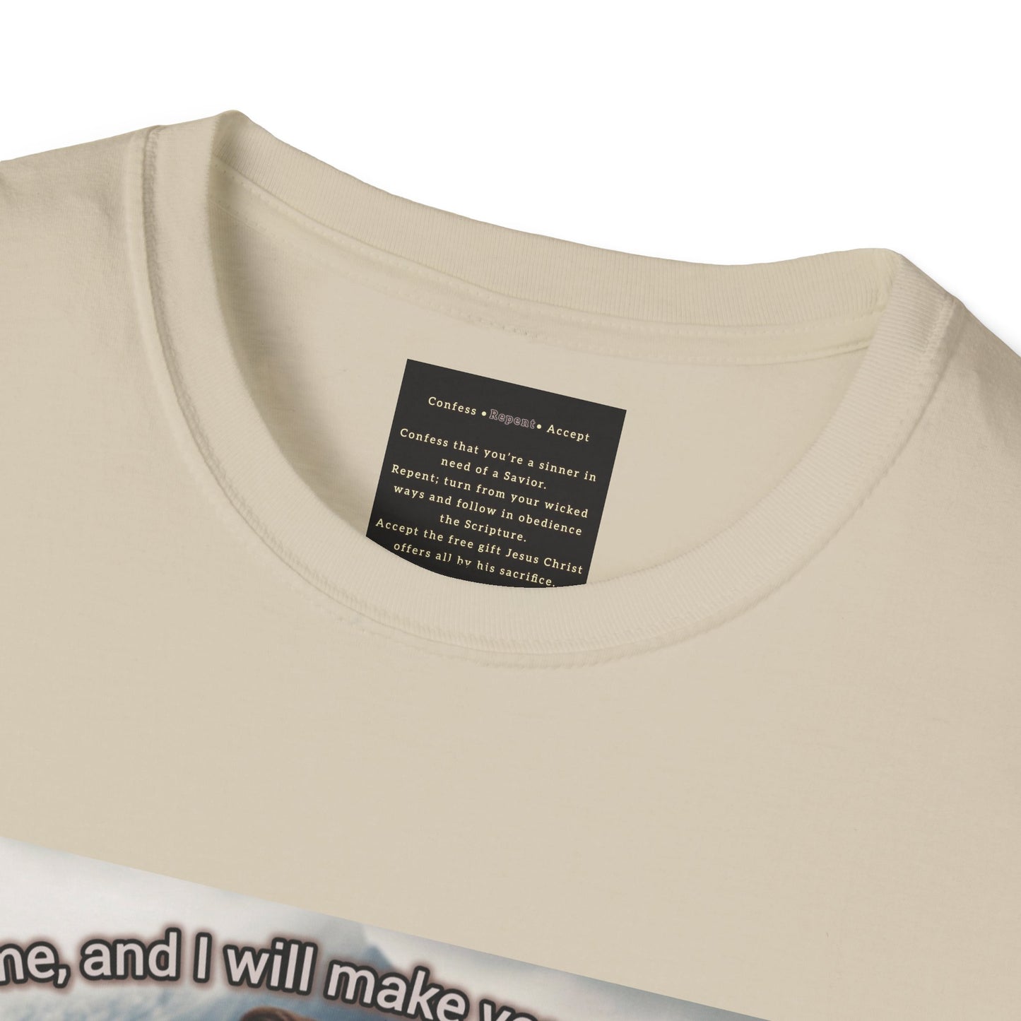 Matthew 4:19 - Jesus T-Shirt -  Design