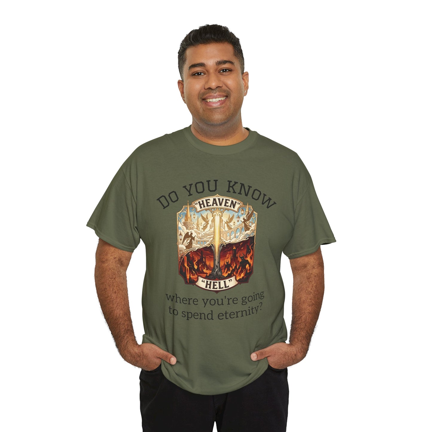 "Do You Know Where You’re Going? / Ask Me About Jesus"- Gospel Tee