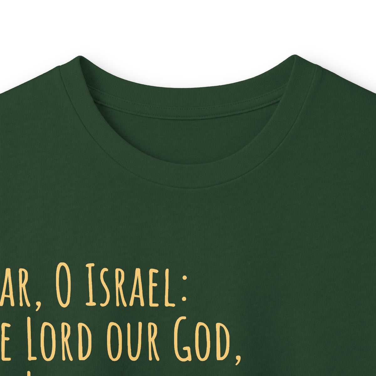Shema Prayer: Hear, O Israel Long Sleeve T-shirt — Blowing the shofar