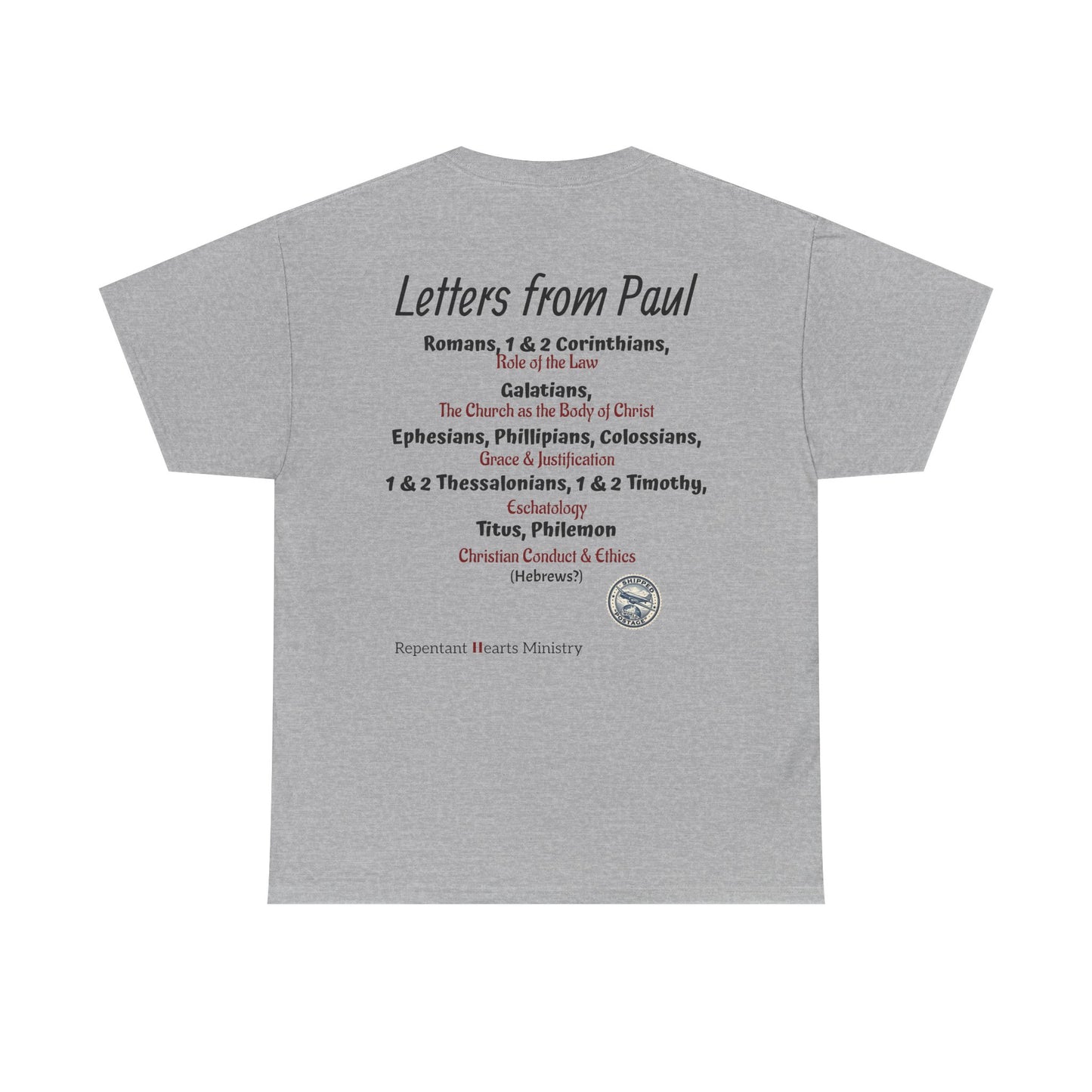 Letters from Paul T-Shirt — What Would Yours Say?