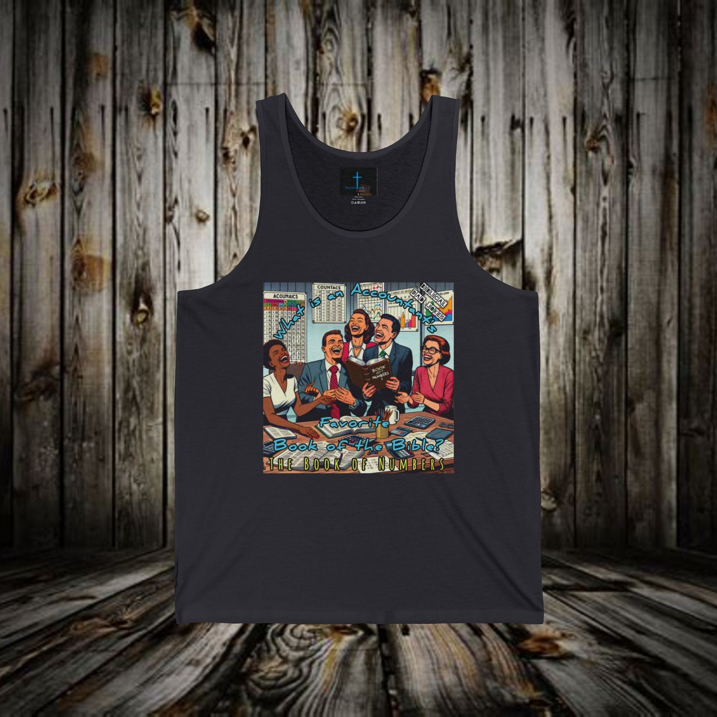 Biblical Dad Joke: The Book Of Numbers- Tank Top