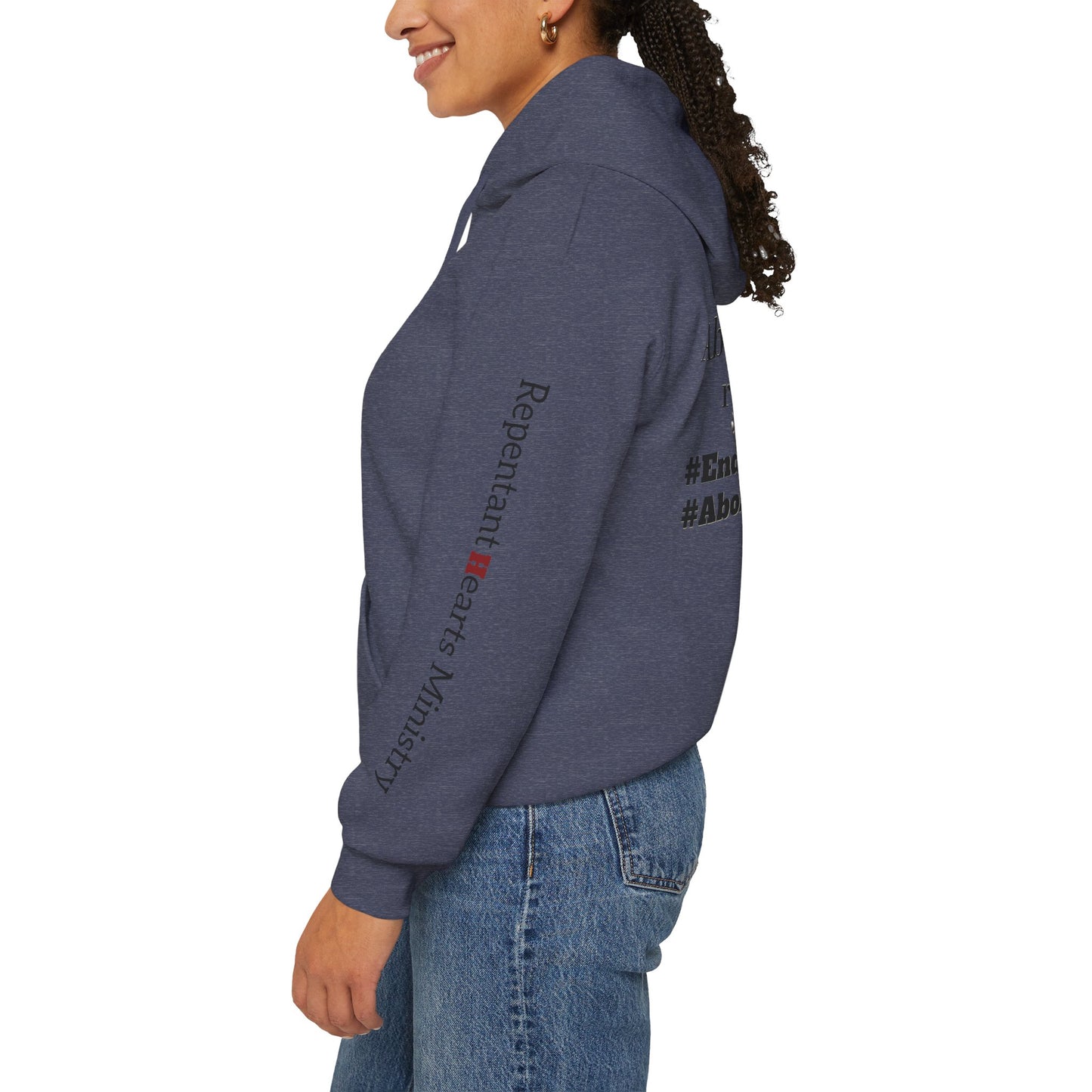 Abolish Abortion Heavy Blend™ Jeremiah 1:5 Hooded Sweatshirt