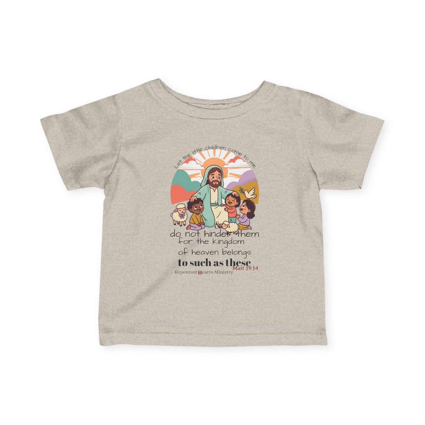 Infant Tee- 'Let the Little Children Come' Christian - Matthew 19:14