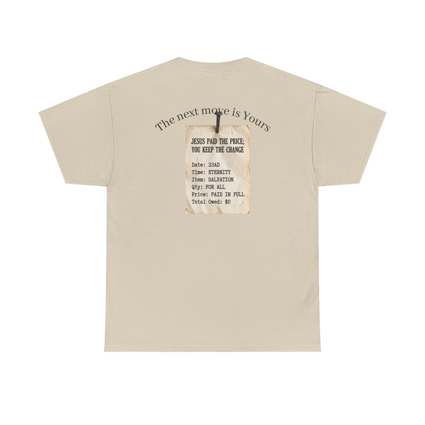 Your Debt Is Paid Romans 6:23 Inspirational- Christian Cross T-Shirt