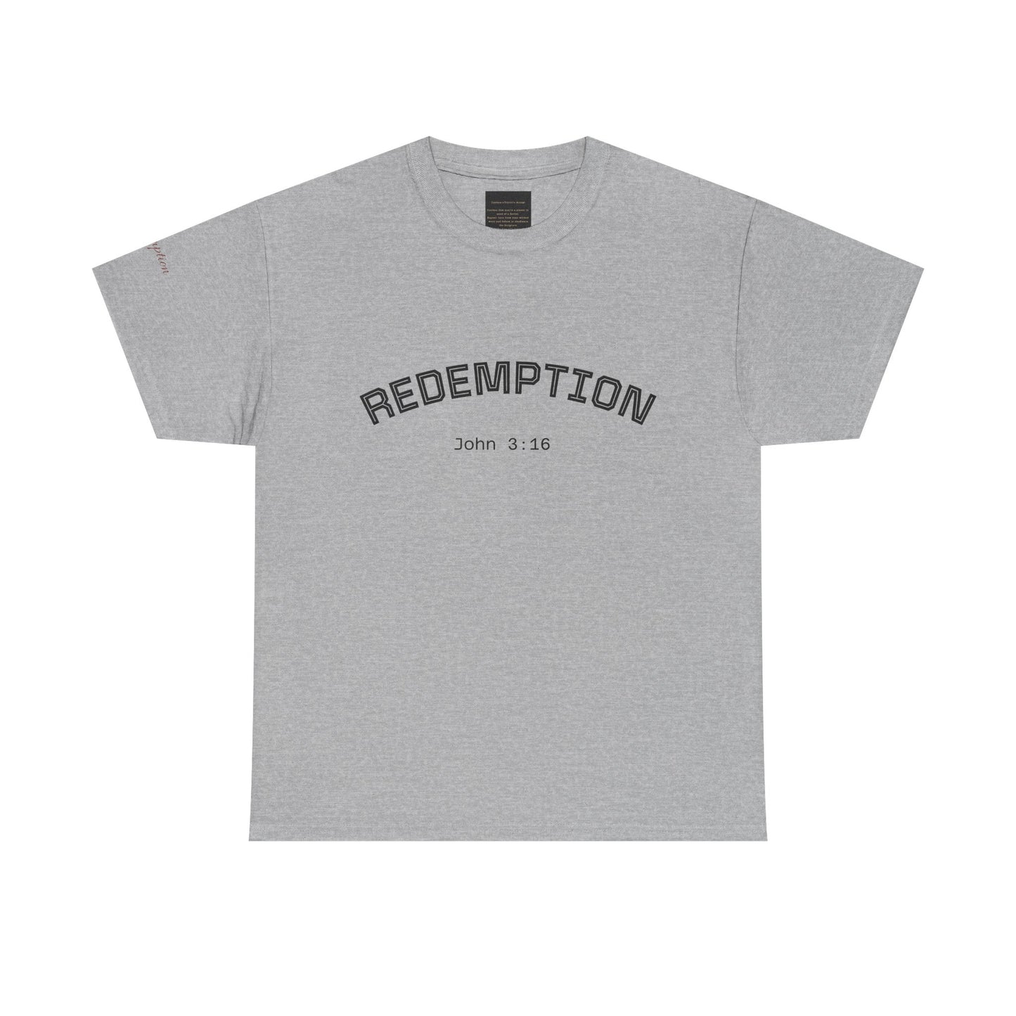 Redemption John 3:16 T-Shirt — Scripture Tee