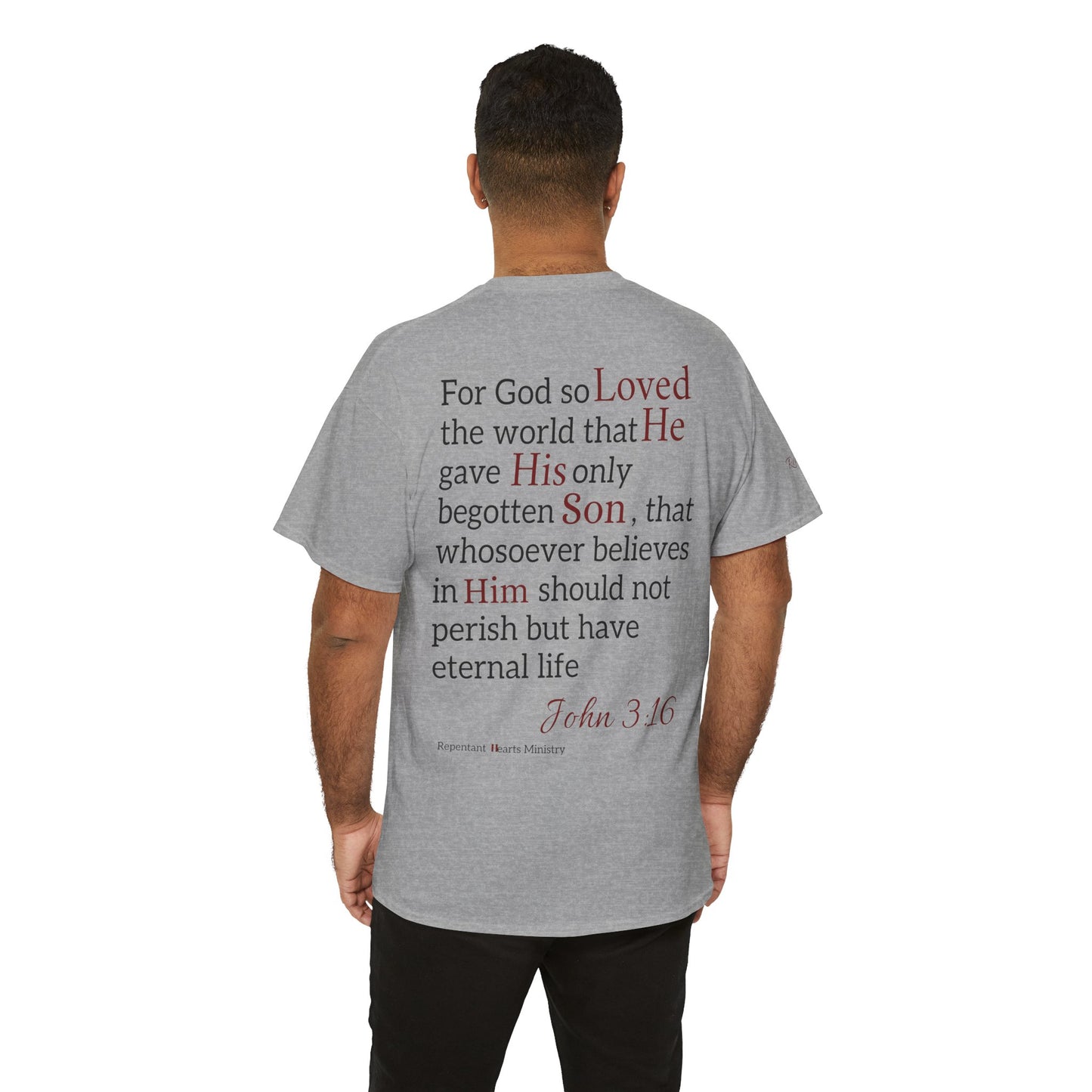 Redemption John 3:16 T-Shirt — Scripture Tee