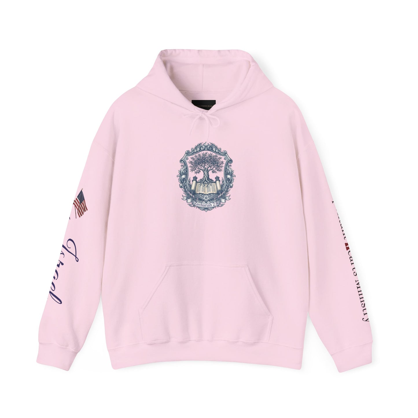 Israel Zechariah 2:8 Hoodie — Isaiah62 & Romans 9- Stand with Israel