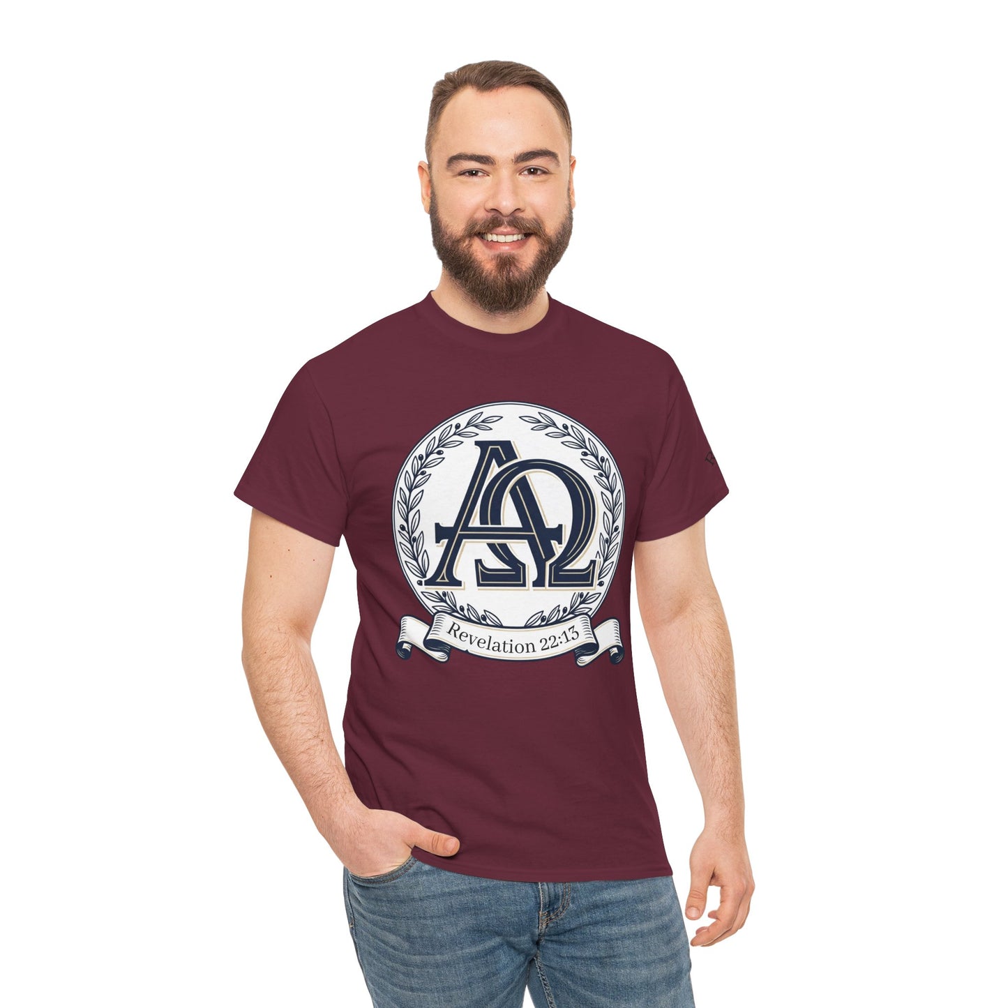 Alpha Omega T-shirt "I Am the First & the Last" Names of Jesus
