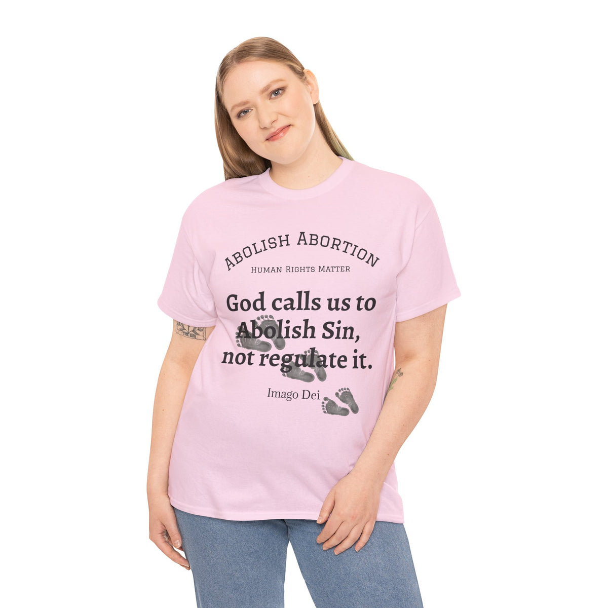 Abolish Abortion II T-Shirt — Jeremiah 1:5 Christian Message