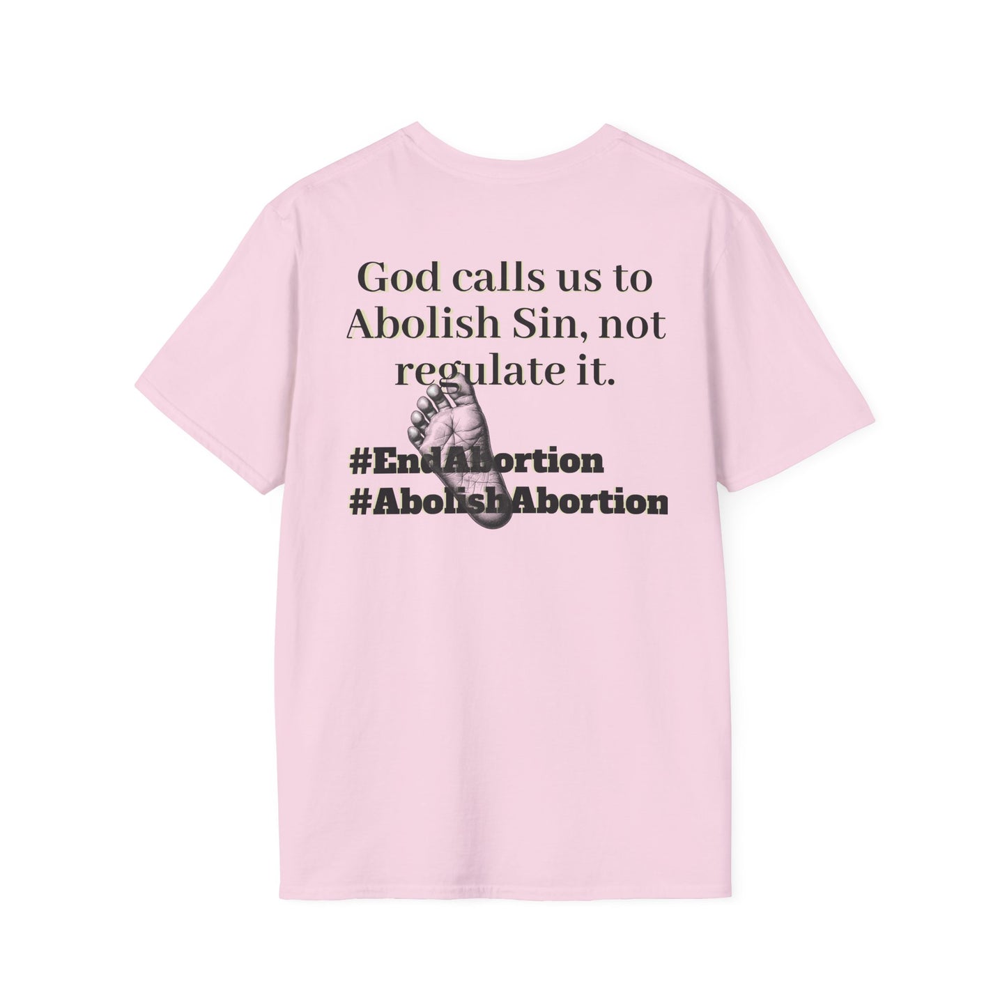 Abolish Abortion T-Shirt - Jeremiah 1:5