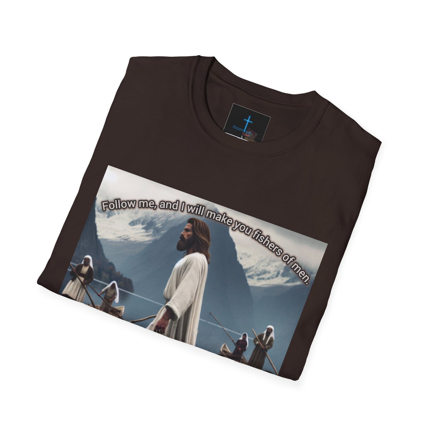 Matthew 4:19 - Jesus T-Shirt -  Design