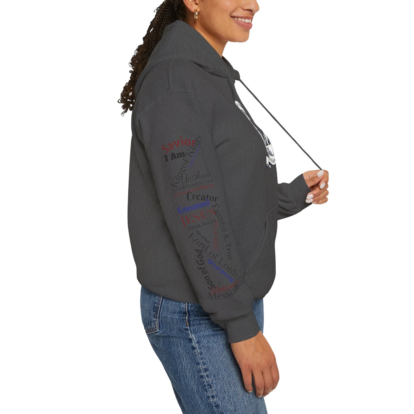 Alpha Omega Hoodie — "I Am the First & the Last" Names of Jesus