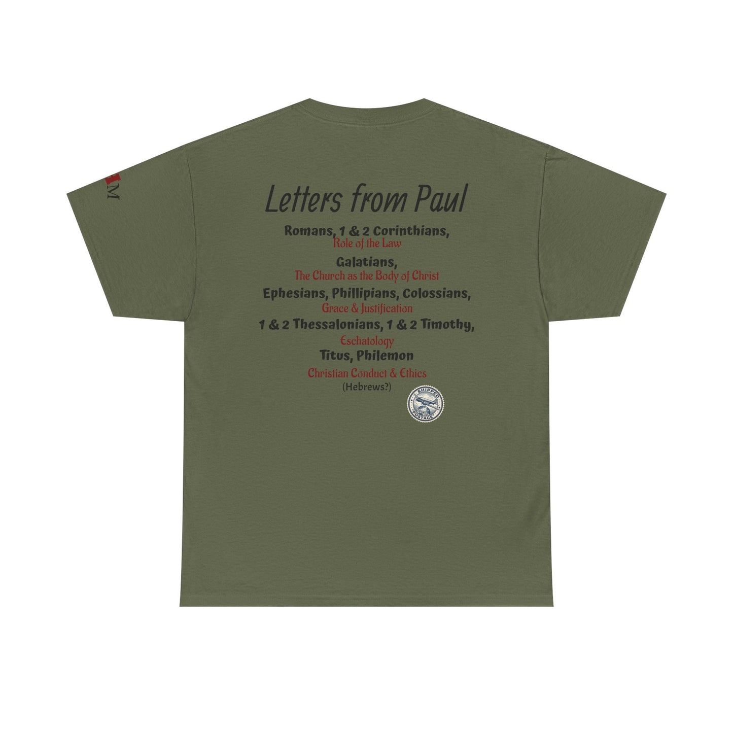 Letters from Paul T-Shirt — What Would Yours Say?