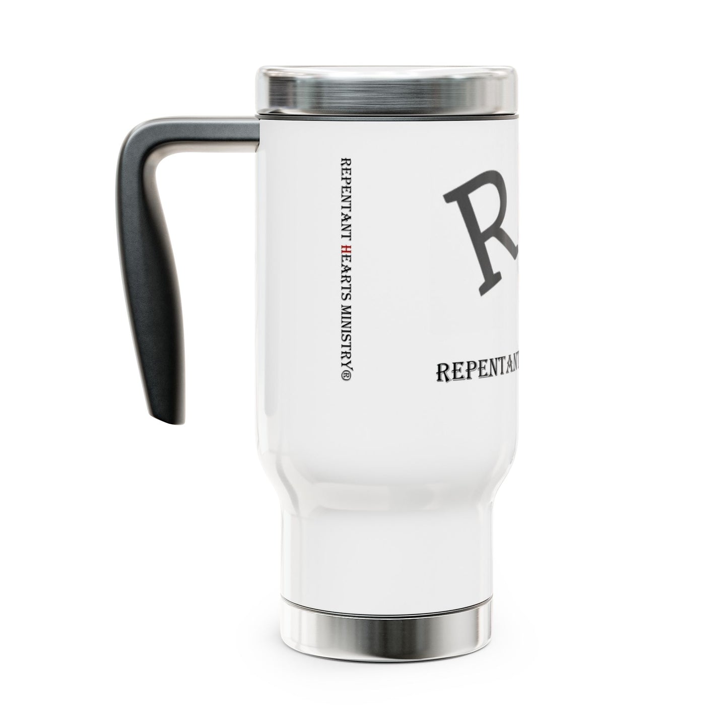 Mug 14oz Repentant Hearts Ministry  Stainless Travel Mug with Handle