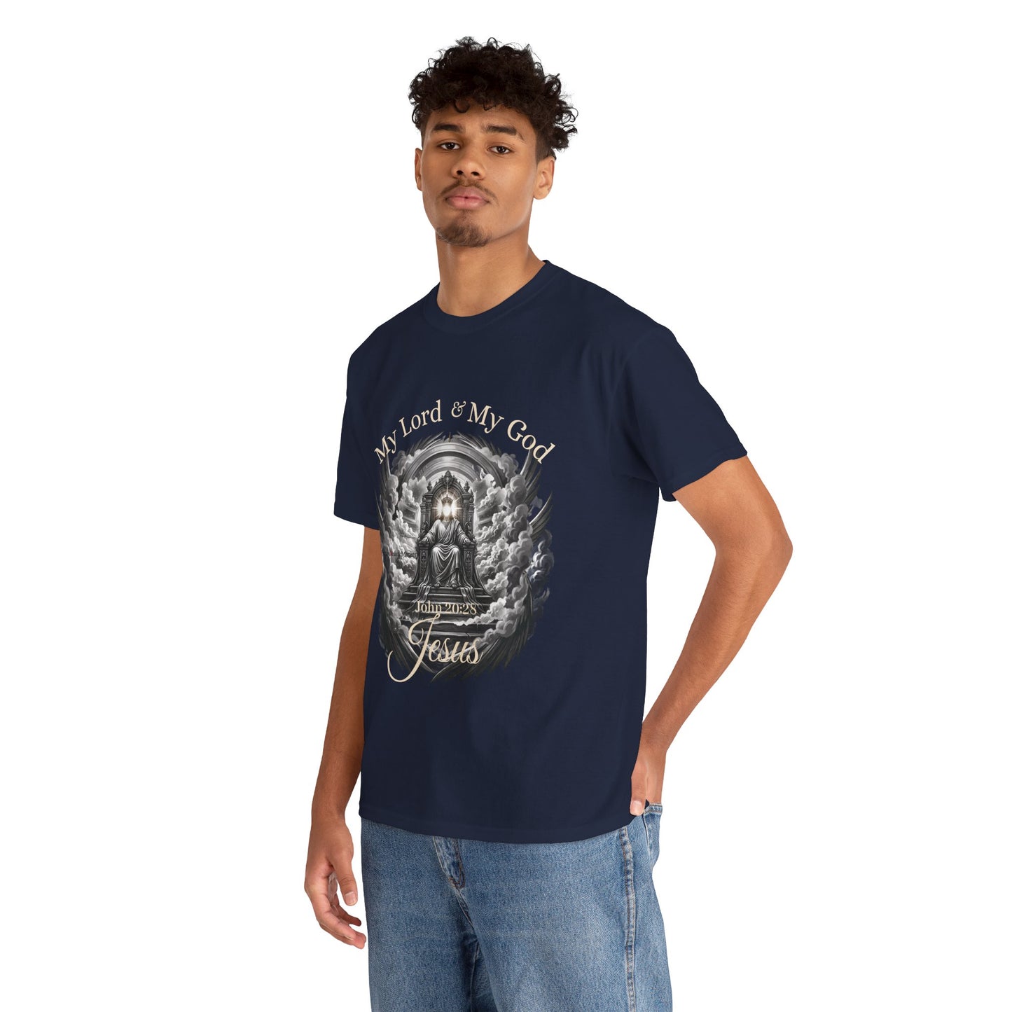 Jesus on the Throne "My Lord & My God" Christian Faith Tee