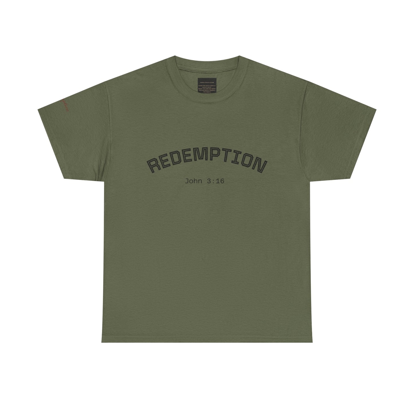 Redemption John 3:16 T-Shirt — Scripture Tee