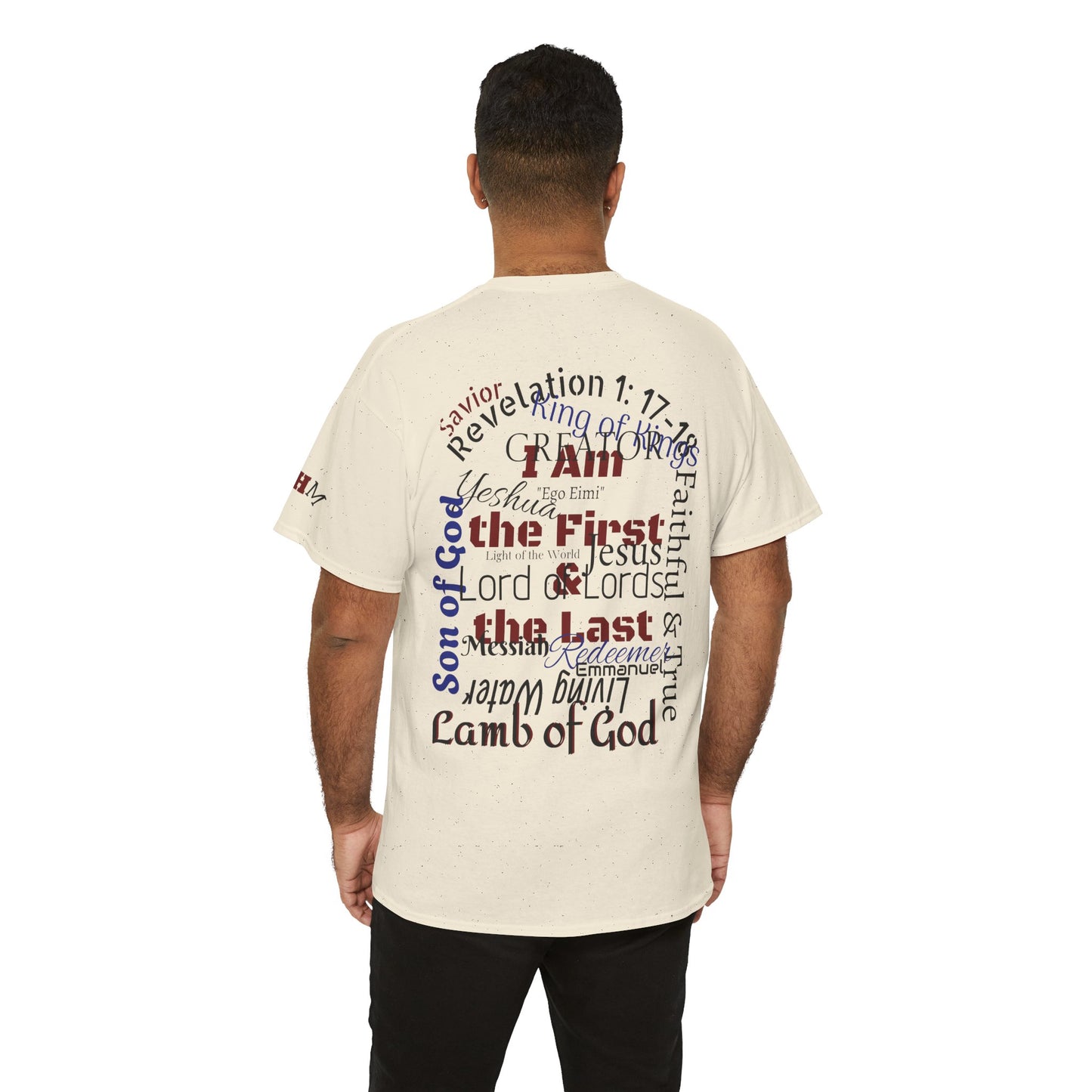 Alpha Omega T-shirt "I Am the First & the Last" Names of Jesus