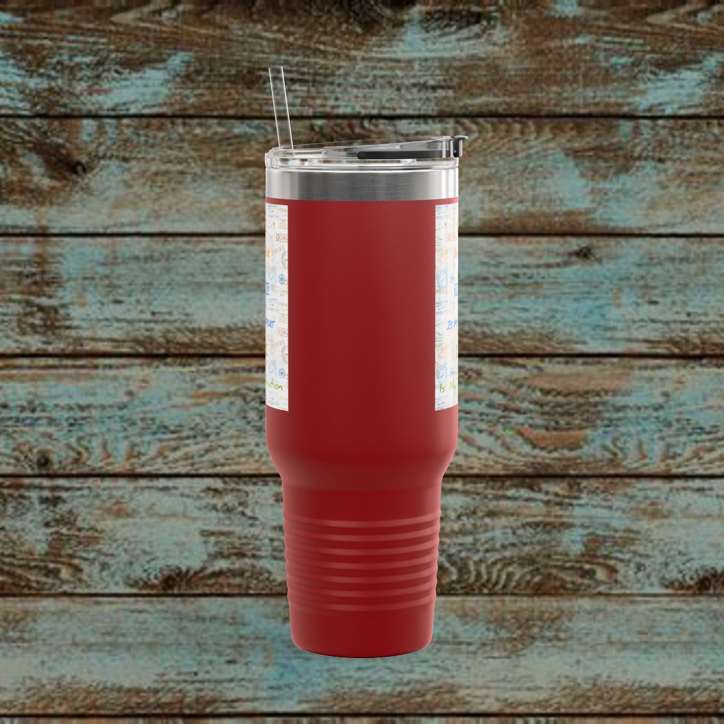 Faith Based Insulated Travel Mug – 40oz | Jesus is My Pilot Design | Perfect for Travelers & Pilots