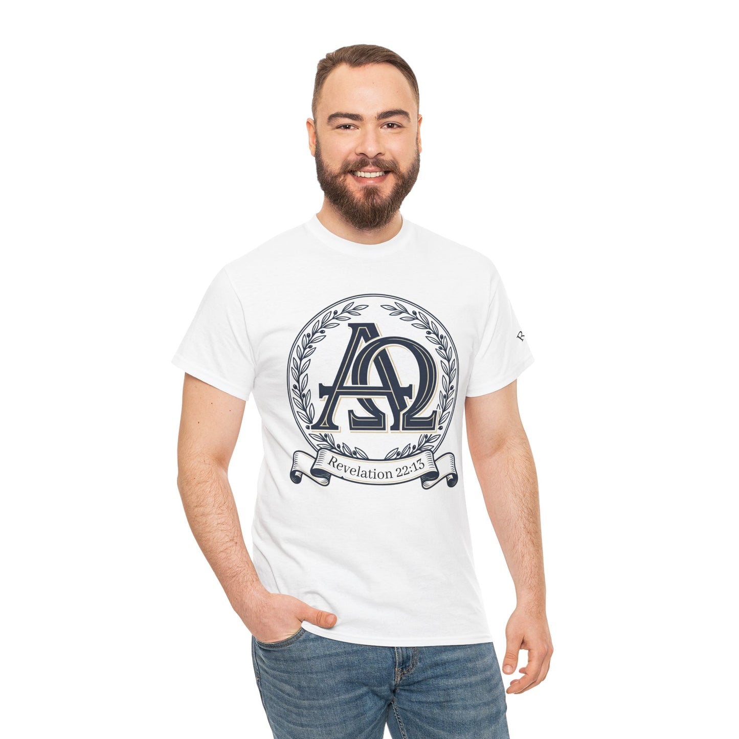 Alpha Omega T-shirt "I Am the First & the Last" Names of Jesus
