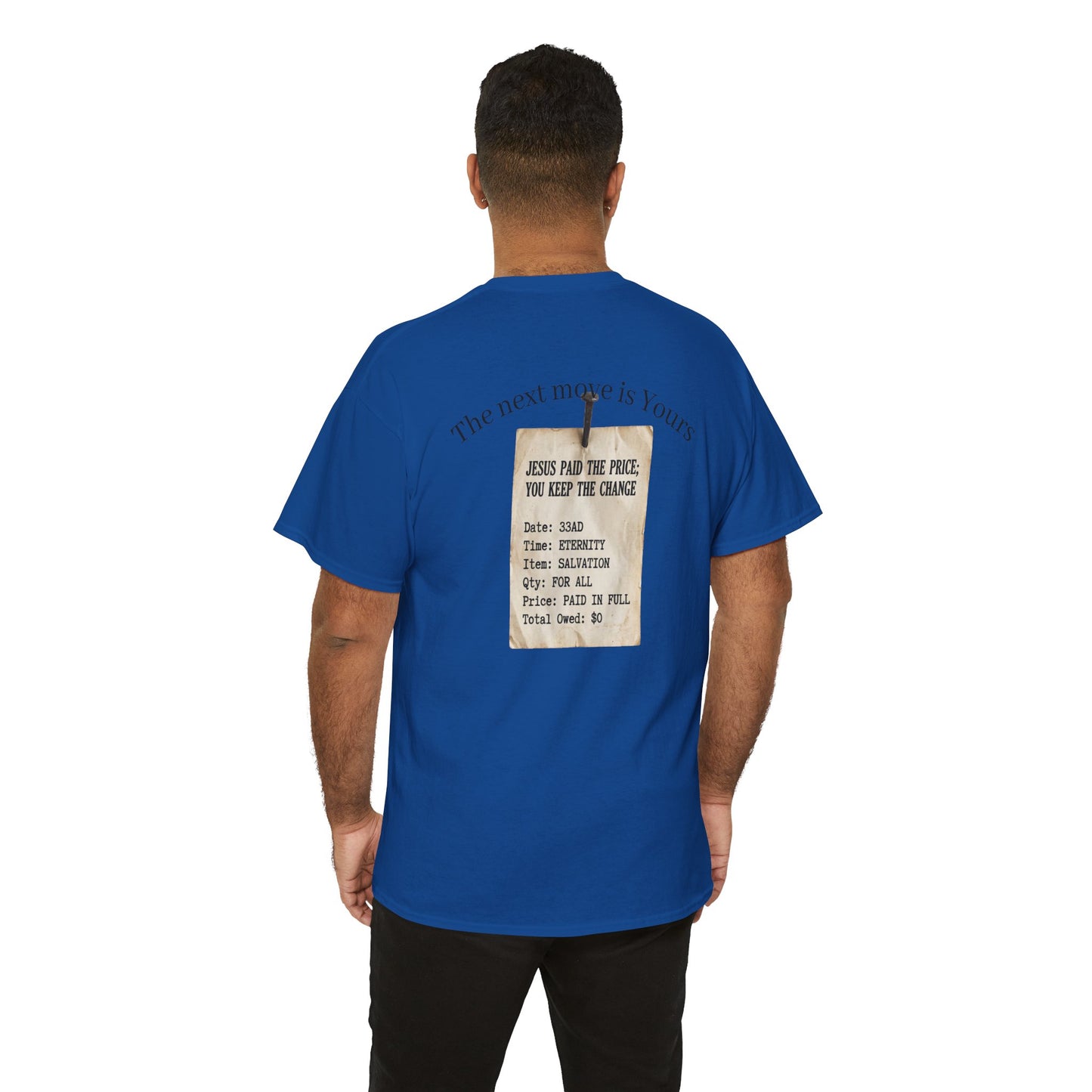 Your Debt Is Paid Romans 6:23 Inspirational- Christian Cross T-Shirt